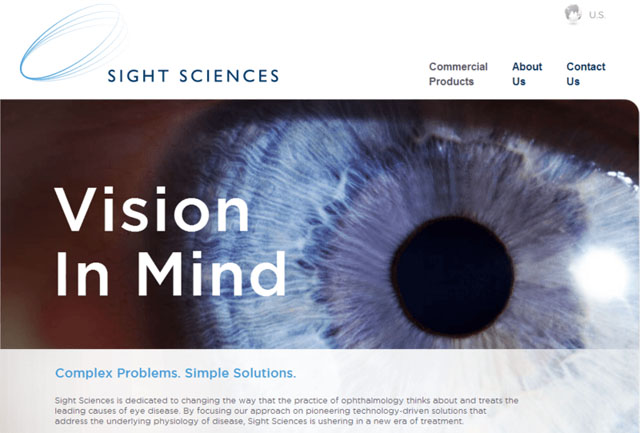 美国眼科医疗器械公司Sight Sciences完成700万美元B轮融资 HicksEquity Partners领投
