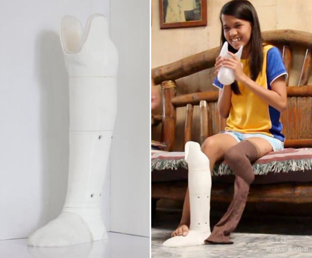 日本三家公司联合开发更经济实用的3D打印假腿