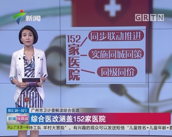 广州152家公立医院启动综合改革，组建“医管委”
