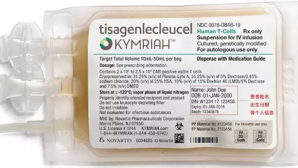 首个CAR-T药物Kymriah治疗复发难治性DLBCL最新临床数据