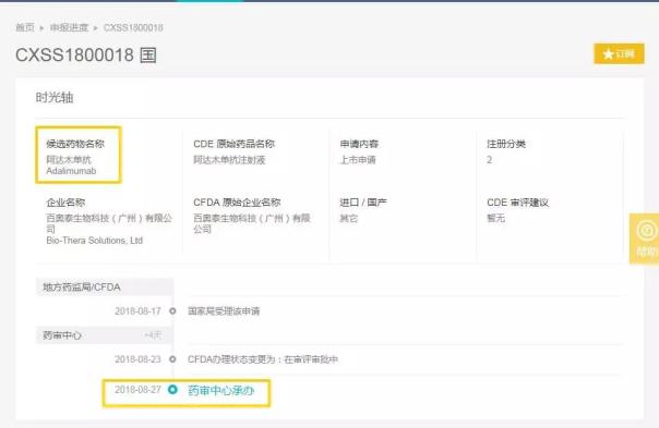 年销185亿美元，国产“阿达木单抗”报上市