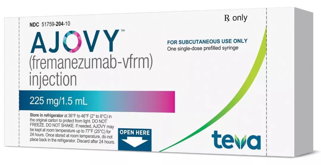 一次治疗可预防三个月偏头痛，Teva新药获FDA批准