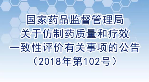 一图读懂仿制药质量和疗效一致性评价有关事项