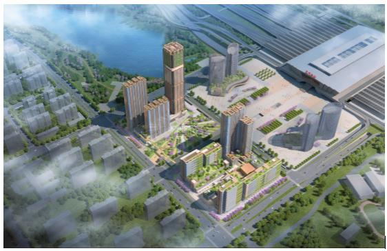 鹏瑞利国际健康商旅城—昆明南站项目今日举办动土仪式