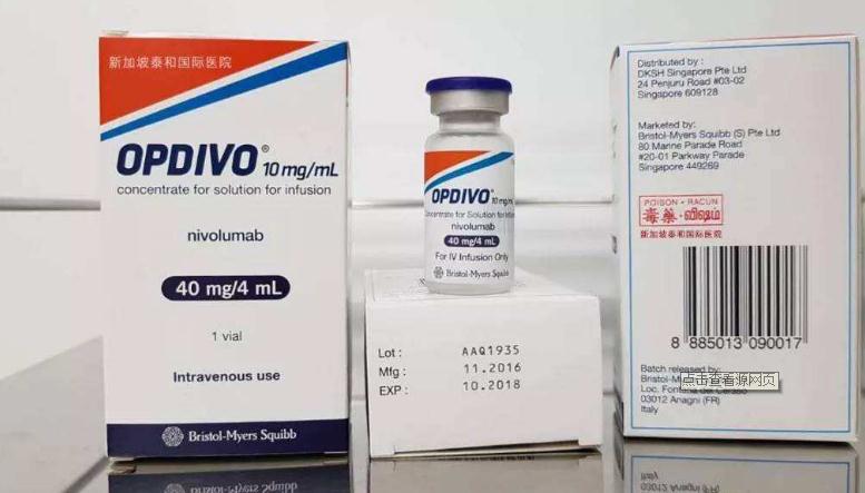 美国FDA已接受欧狄沃联合伊匹木单抗用于肺癌一线治疗申请