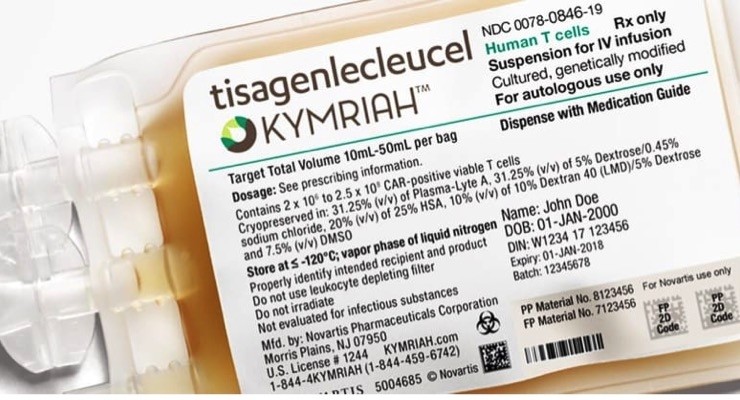 滤泡性淋巴瘤，Kymriah新适应症获批在即