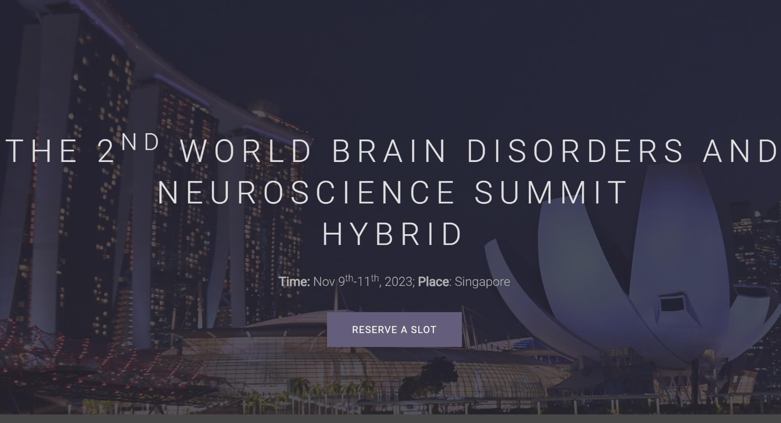 第二届世界大脑疾病与神经科学峰会（BDNS 2023）